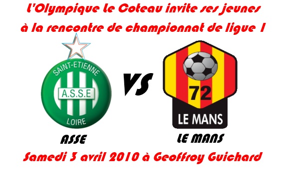 Résultat du match Le Mans - ASSE