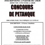 AFFICHE CONCOURS DE PETANQUE 14