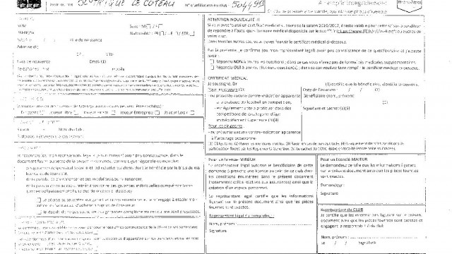 Demande licence 2017-2018