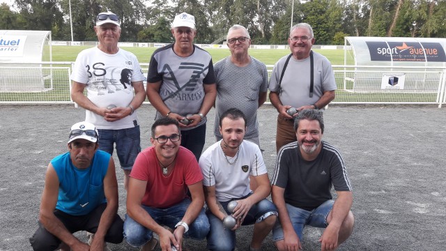 Demifinalistes pétanque Loisirs 2017