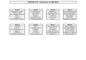 Poules U13 - 1er Mai 2018