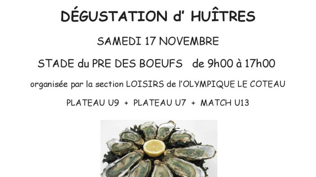 Huitres Loisirs 2018