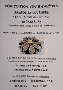 Huîtres L 221125 affiche
